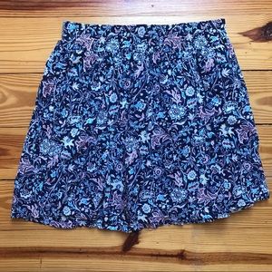 🌸5/$30🌸 Old Navy Lined Floral Skirt, EUC, S